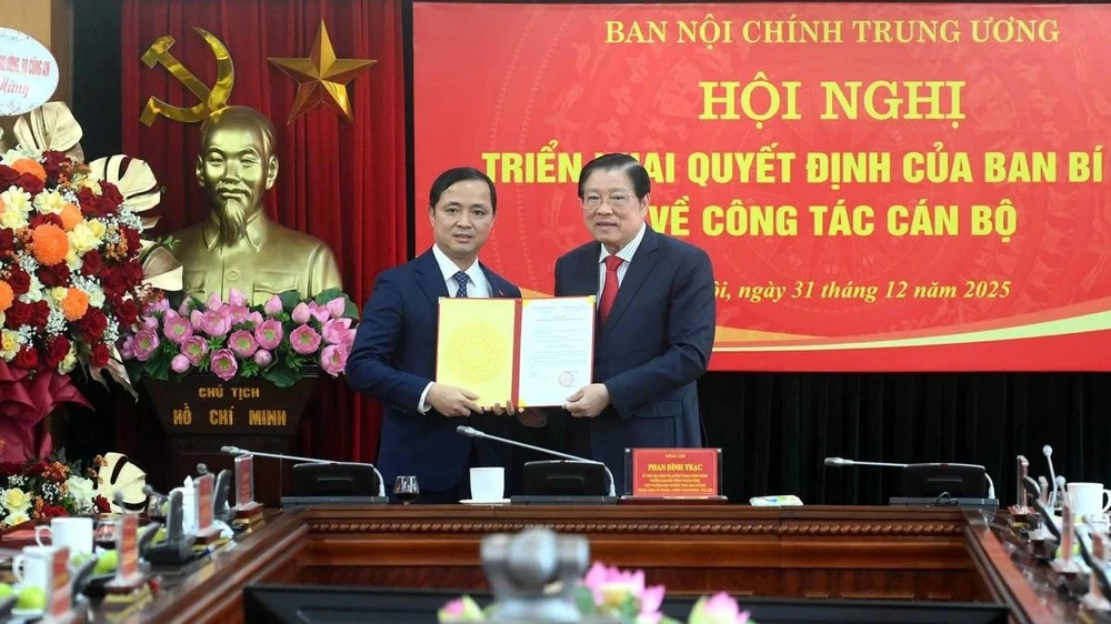 Ông Nguyễn Xuân Trường làm Phó Ban Nội chính Trung ương