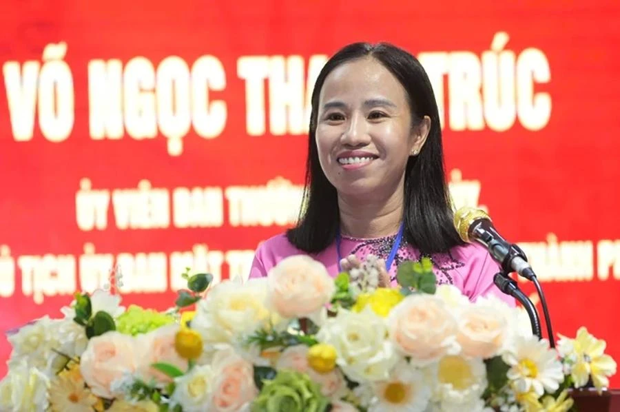 Bà Võ Ngọc Thanh Trúc được phê chuẩn giữ chức Phó Trưởng đoàn đại biểu Quốc hội chuyên trách khóa XVI TP.HCM