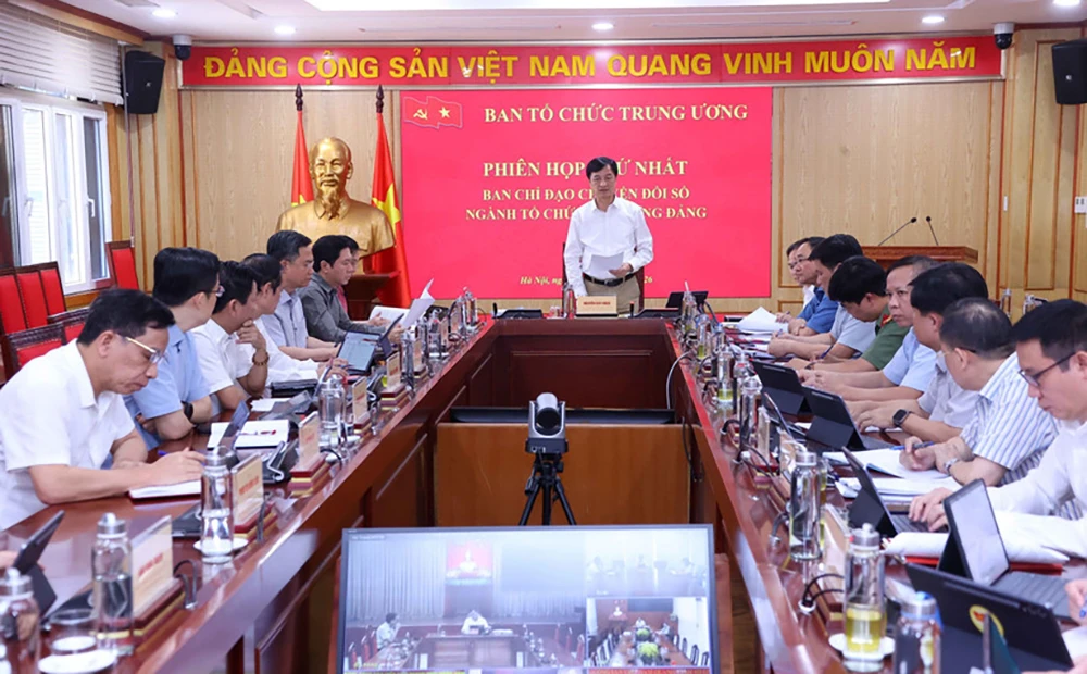 Ông Nguyễn Duy Ngọc làm Trưởng Ban chỉ đạo chuyển đổi số ngành Tổ chức xây dựng Đảng