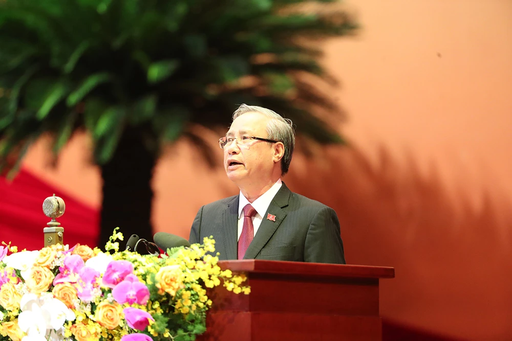 Chùm ảnh: Các đại biểu tại phiên trù bị Đại hội XIII của Đảng ảnh 10