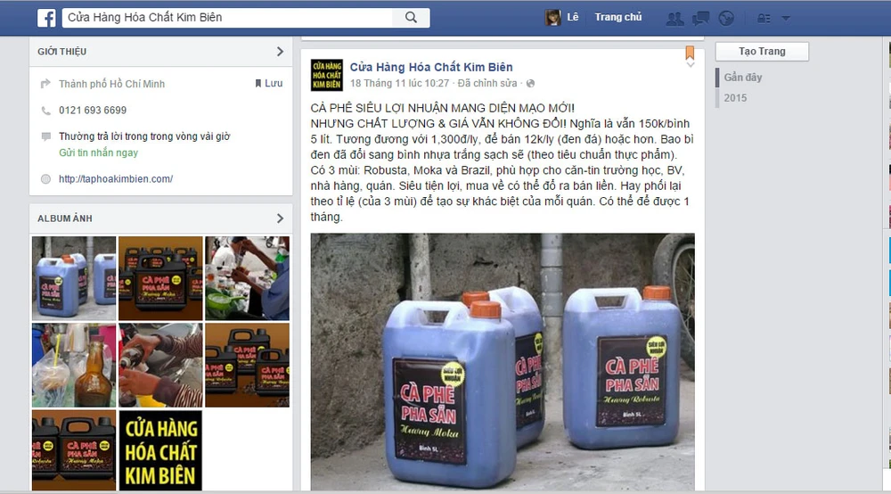 Cà phê lề đường, cà phê mang đi: Đa phần là hóa chất? ảnh 1