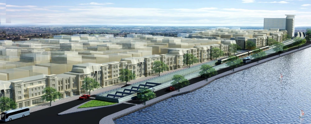 Phoi canh duong tren cao cua tuyen metro 33.000 ty o Ha Noi hinh anh 10