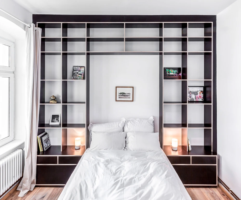 Thiet ke dep day du tien nghi cho can ho 65 m2 hai phong ngu hinh anh 10