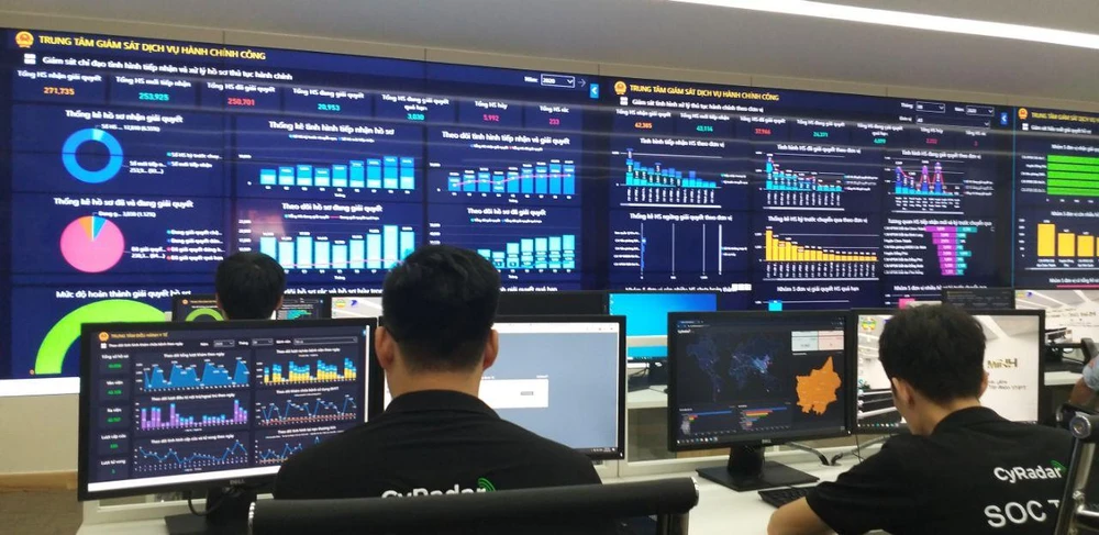 Trung tâm điều hành thông minh (IOC) sử dụng phần mềm một cửa liên thông VNPT iGate