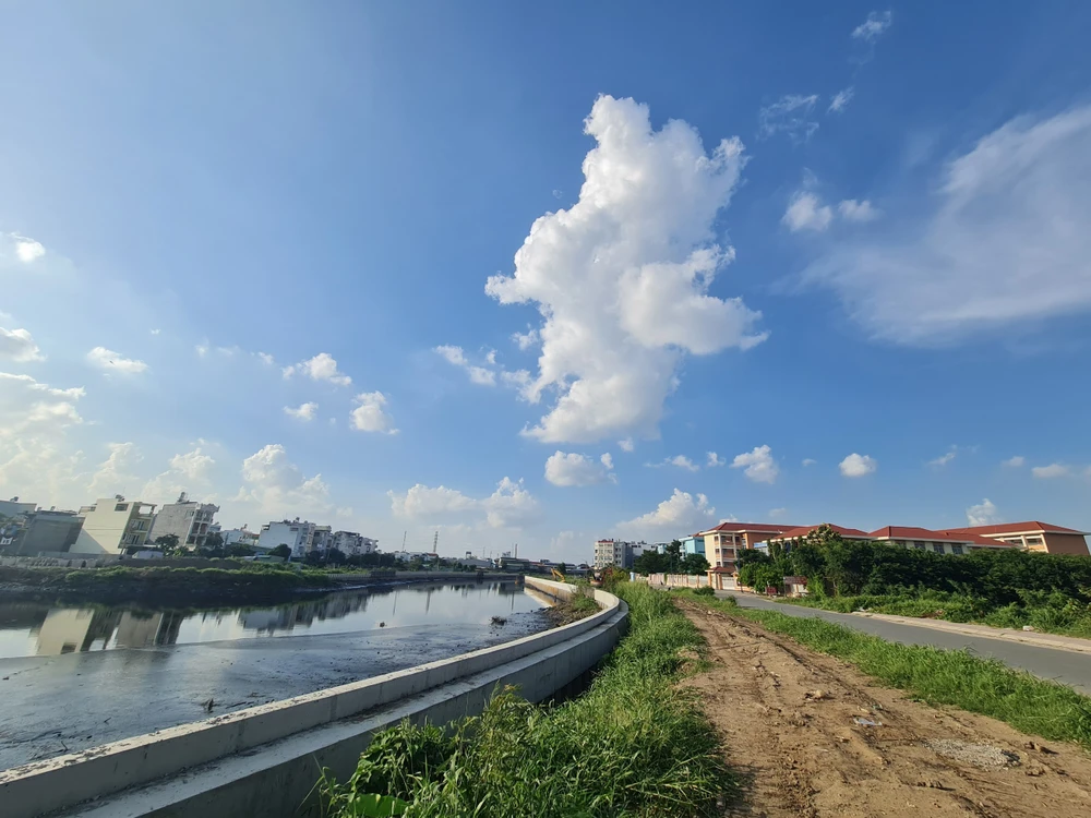 Dự án đang thực hiện trên địa bàn quận Gò Vấp. Ảnh: NGUYỄN CHÂU Dự án đang thực hiện trên địa bàn quận Gò Vấp. Ảnh: NGUYỄN CHÂU