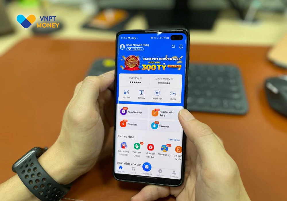 Chọn vé số Vietlott nhanh chóng hơn khi sử dụng VNPT Money