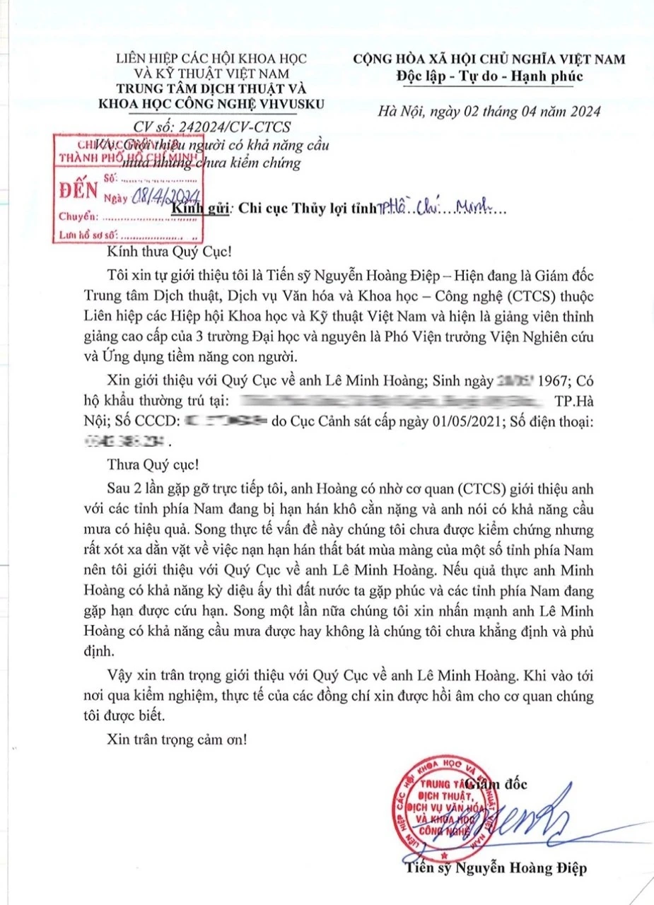 Làm rõ thông tin 'lập đàn cầu mưa' và khi nào TP.HCM có mưa?