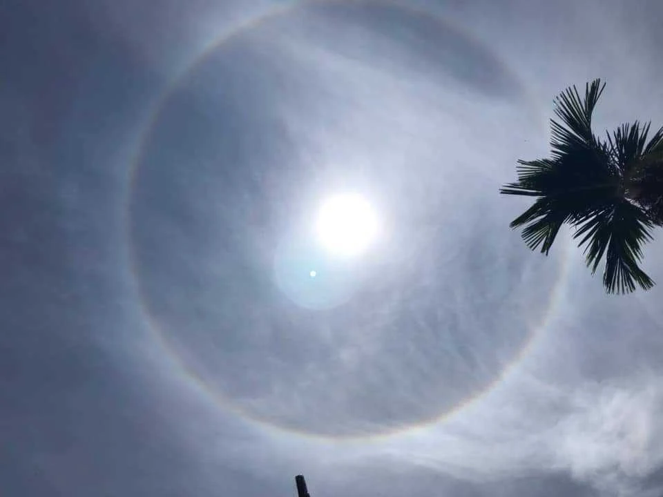Xuất hiện hiện tượng quầng mặt trời: Liệu có bất thường?