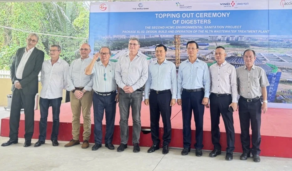 Lãnh đạo TP.HCM kiểm tra dự án vệ sinh môi trường