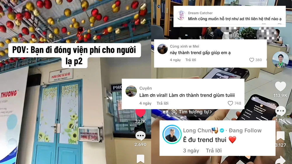 Rộ trend đóng viện phí cho người lạ