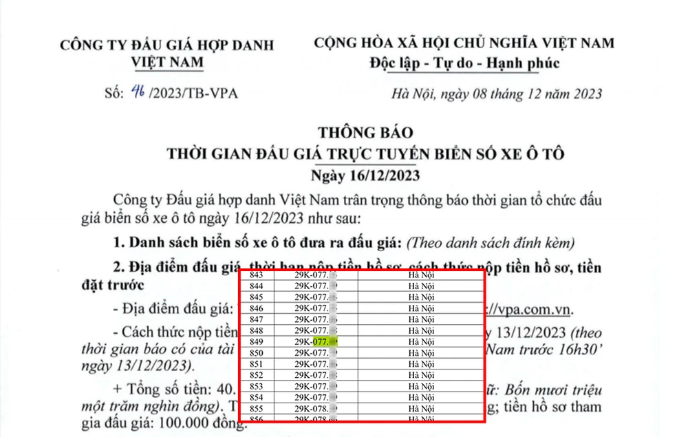 biển số xe
