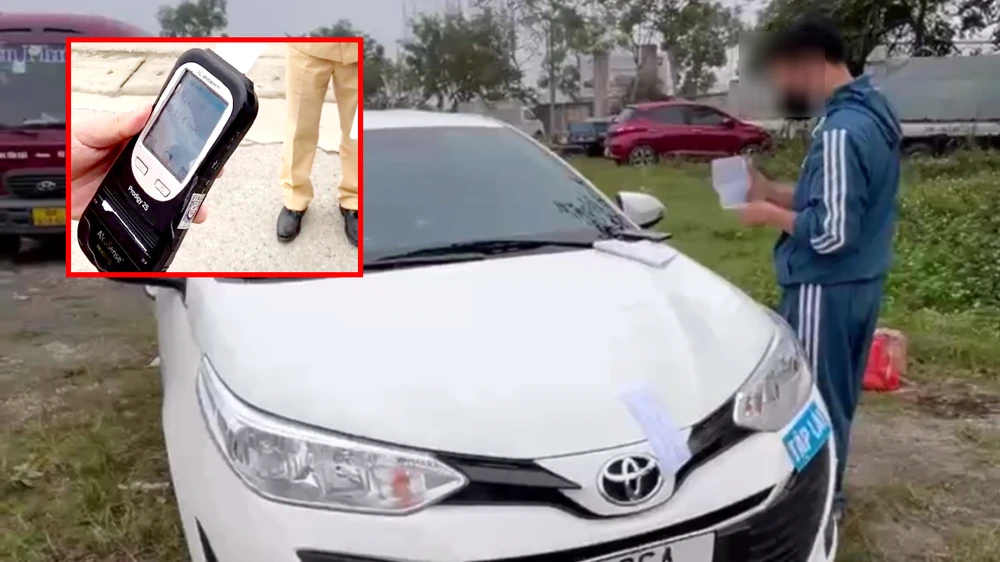 Thầy dạy lái vi phạm nồng độ cồn