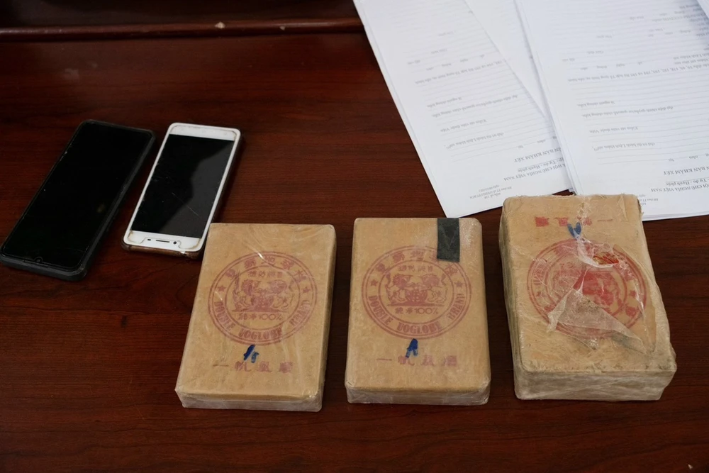 Lai Châu, Liên tiếp phá án ma túy, thu giữ 7 bánh heroin.jpg