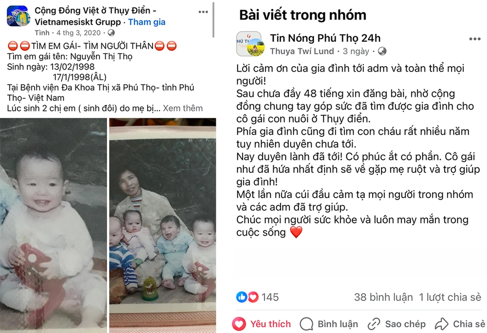 Cô gái Thụy Điển tìm được mẹ ruột người Việt Nam sau 26 năm 3.jpg