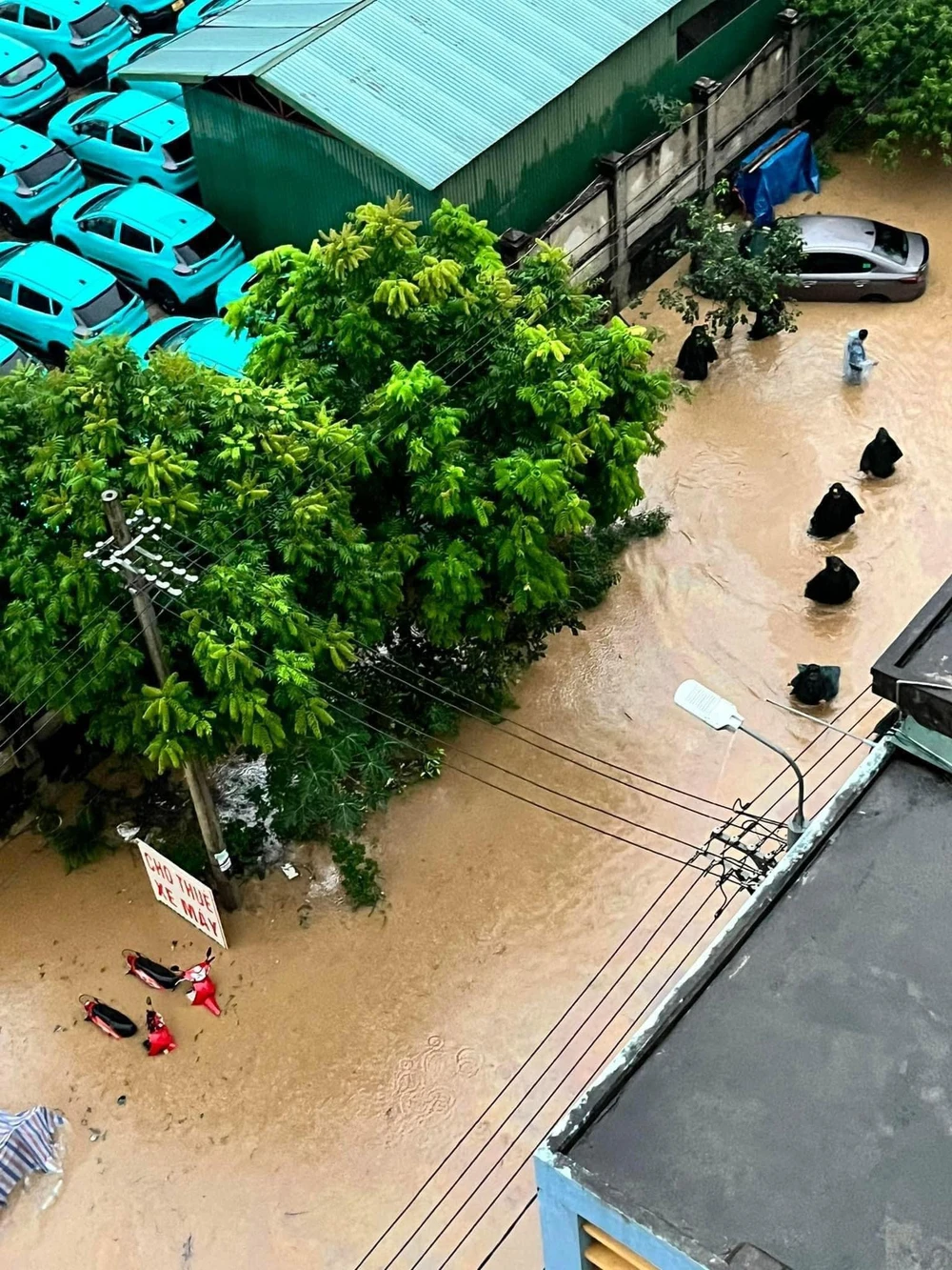 Thành phố Hà Giang mưa liên tục 3 ngày, nhiều điểm ngập sâu 5.jpg