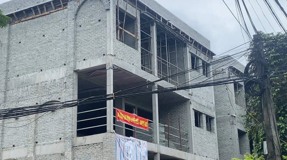 Cận cảnh dự án trường mầm non xảy ra tai nạn lao động làm 3 người chết.jpg