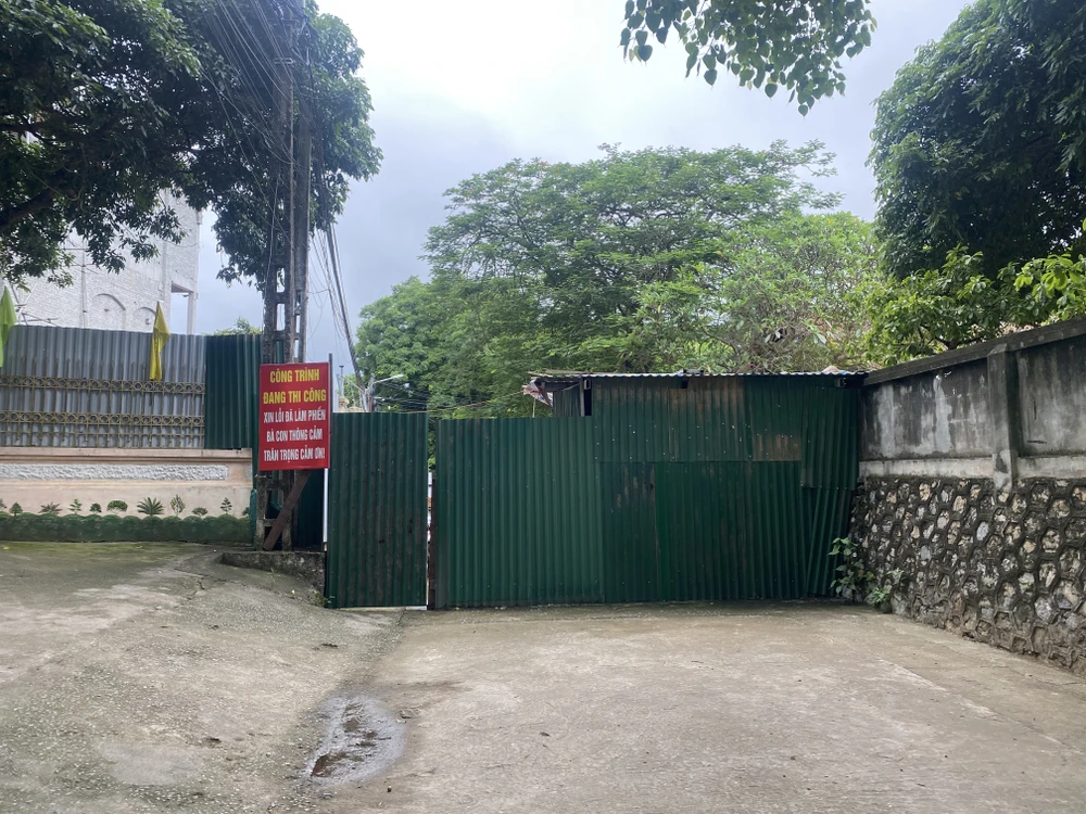 Cận cảnh dự án trường mầm non xảy ra tai nạn lao động làm 3 người chết 7.jpg