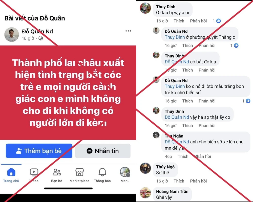 Bị công an triệu tập vì đăng tin sai sự thật về bắt cóc trẻ em.jpg