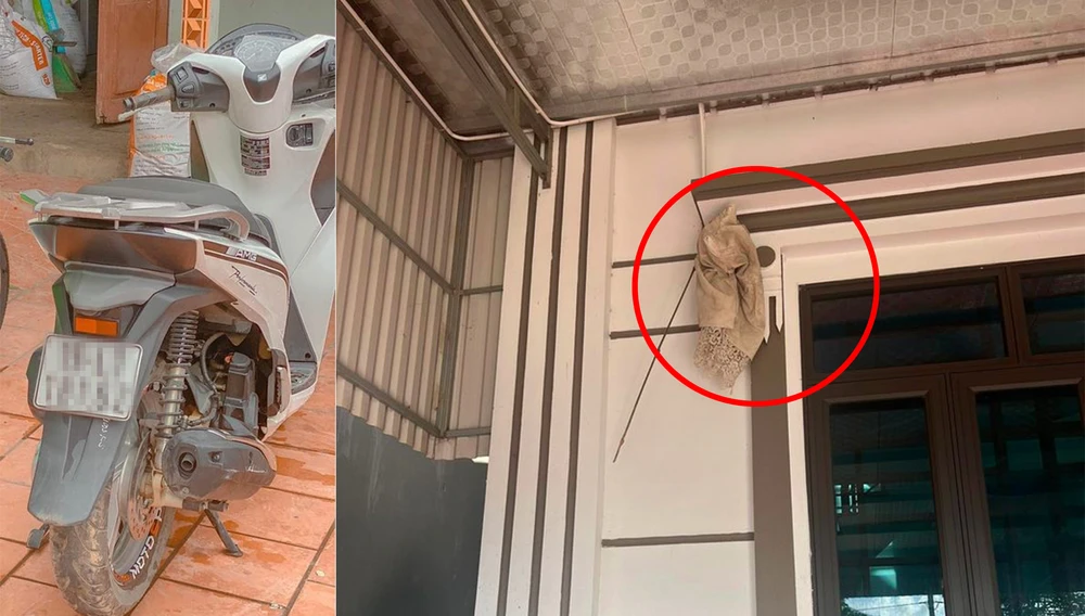 Kẻ xấu cắt khóa chữ U, bịt mắt camera giám sát trộm xe SH.jpg