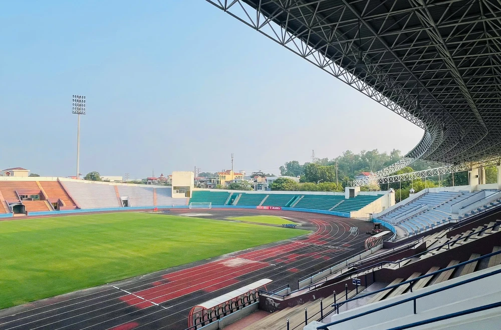 Cận cảnh sân Việt Trì, sẵn sàng làm sân nhà ĐT Việt Nam tại AFF Cup 2024 6.jpg