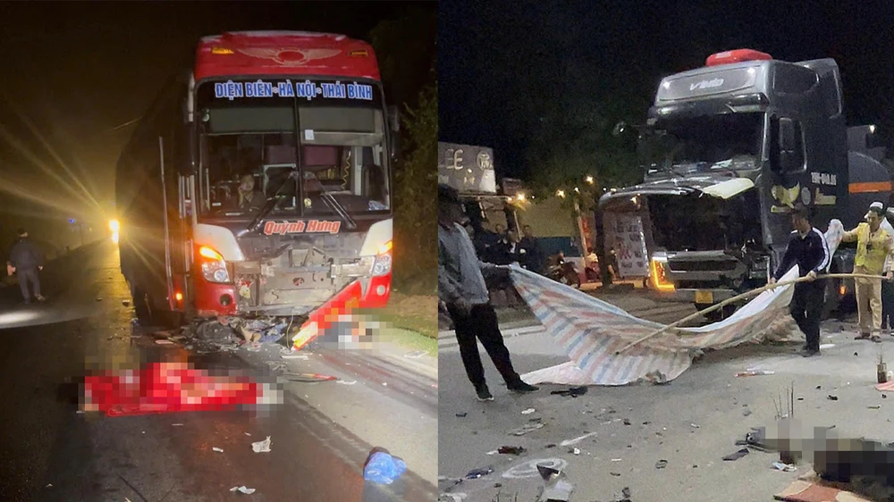 Tạm giữ hai lái xe trong hai vụ tai nạn làm 6 người tử vong ở Hòa Bình.jpg