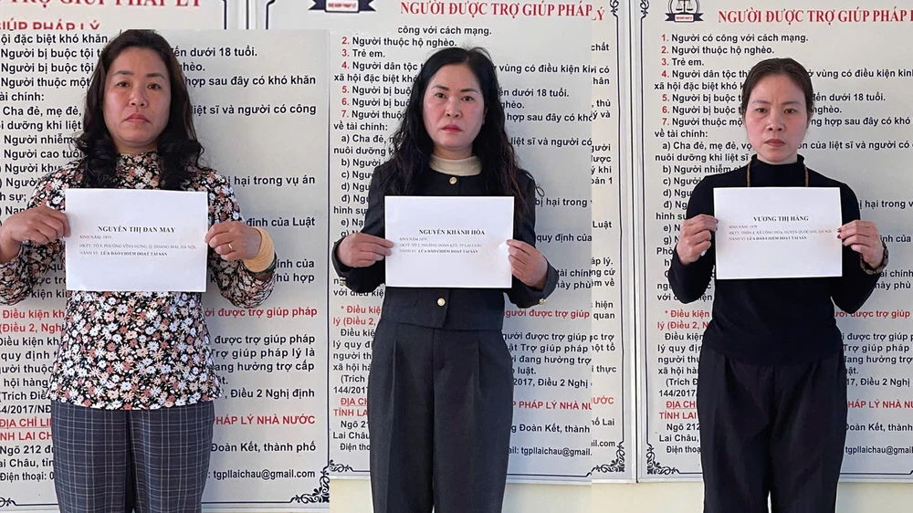 Ba người phụ nữ lừa đảo hơn 1 tỷ đồng bằng chiêu bài 'chạy án'.jpg