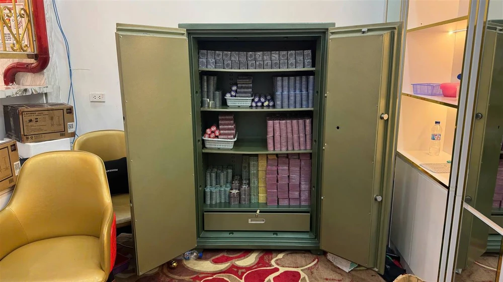 Bên trong sòng bạc khủng vừa bị công an triệt phá tại Lào Cai 3.jpeg