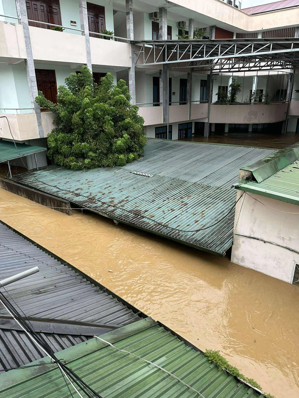 Nước ngập chạm nóc nhà, Hà Giang sắp vượt mức lũ lịch sử 5.jpg