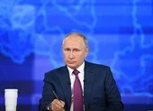 Phản ứng 'gắt' của ông Putin khi được hỏi về vấn đề Ukraine, biển Đen