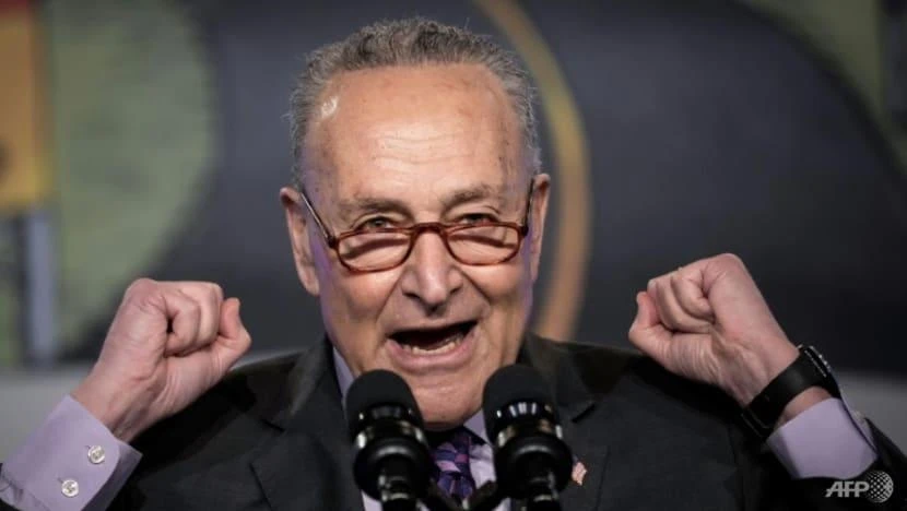 Lãnh đạo phe đa số Thượng viện Mỹ Chuck Schumer. Ảnh: AFP