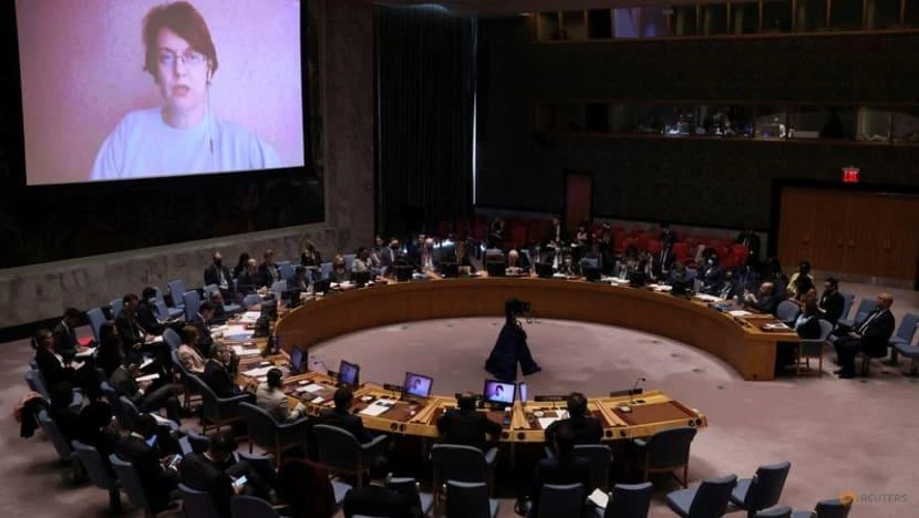 Hội đồng Bảo an LHQ tổ chức cuộc họp về tình hình Ukraine vào ngày 11-4. Ảnh: REUTERS