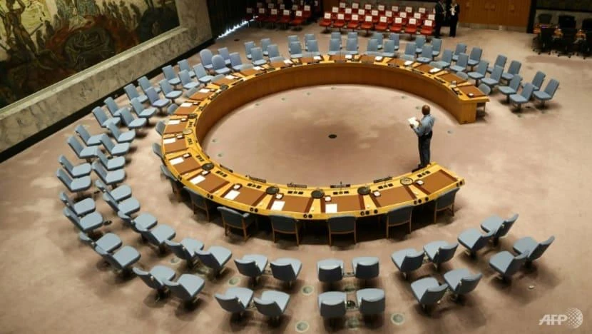 Quang cảnh phòng họp Hội đồng Bảo an Liên Hợp Quốc vào tháng 9-2017. Ảnh: AFP