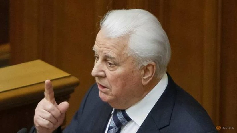 Tổng thống Ukraine Leonid Kravchuk phát biểu tại phiên họp quốc hội ở Kiev, ngày 29-1-2014. Ảnh: REUTERS