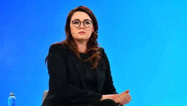 Bà Yulia Svyrydenko - Phó Thủ tướng thứ nhất, đồng thời là Bộ trưởng Bộ Phát triển Kinh tế và Thương mại Ukraine. Ảnh: UKRINFORM