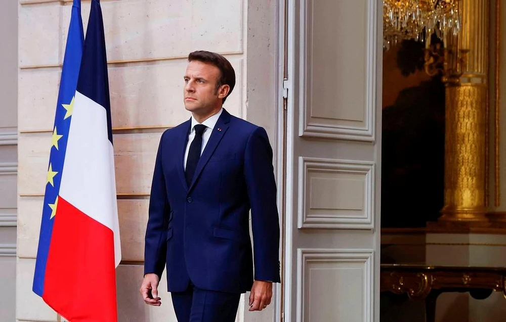 Tổng thống Pháp Emmanuel Macron. Ảnh: AP