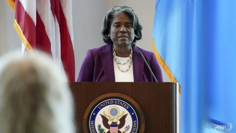 Đại sứ Mỹ tại Liên Hợp Quốc - bà Linda Thomas-Greenfield. Ảnh: AFP