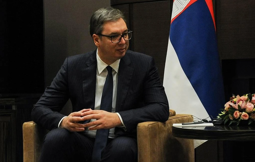 Tổng thống Serbia - ông Aleksandar Vucic. Ảnh: TASS