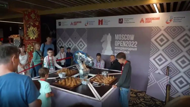 Vụ tai nạn xảy ra trong khuôn khổ giải đấu cờ vua Moscow Chess Open 2022, diễn ra từ ngày 13 đến 20-7. Ảnh: RT