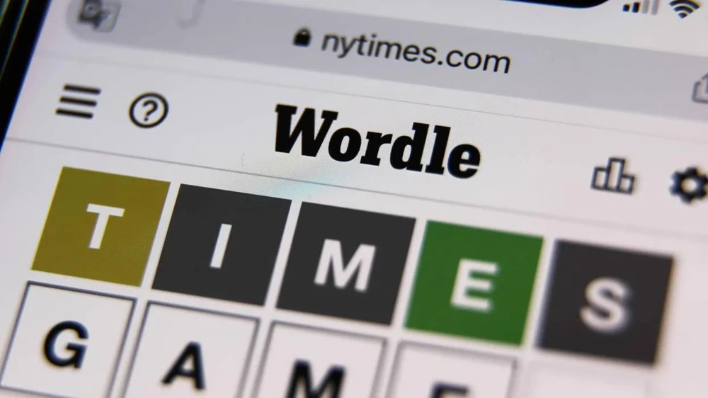 Wordle là từ được người dùng tìm kiếm nhiều nhất trên Google. Ảnh: THE NEW YORK TIMES