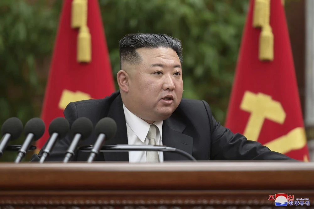 Lãnh đạo Triều Tiên Kim Jong-un. Ảnh: Los Angeles Times
