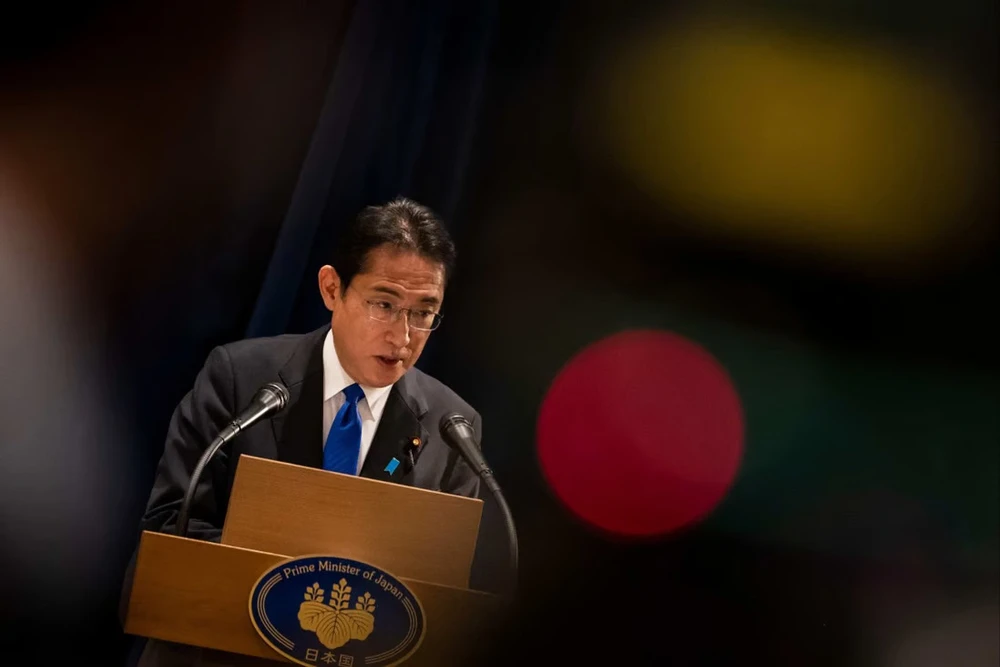 Thủ tướng Nhật Fumio Kishida kết thúc chuyến công du G7 tại thủ đô Washington D.C, Mỹ. Ảnh: AFP