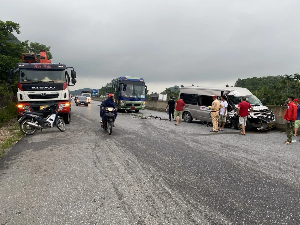 Hiện trường vụ va chạm