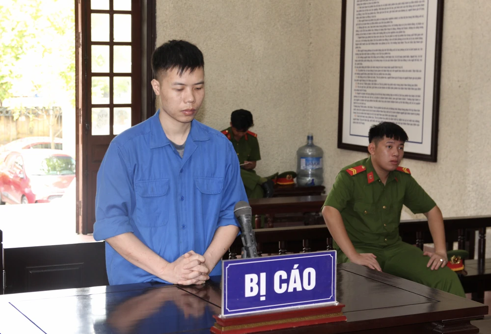 Phạm Tuấn Vũ tại phiên xét xử. Ảnh: ANH VŨ Phạm Tuấn Vũ tại phiên xét xử. Ảnh: ANH VŨ