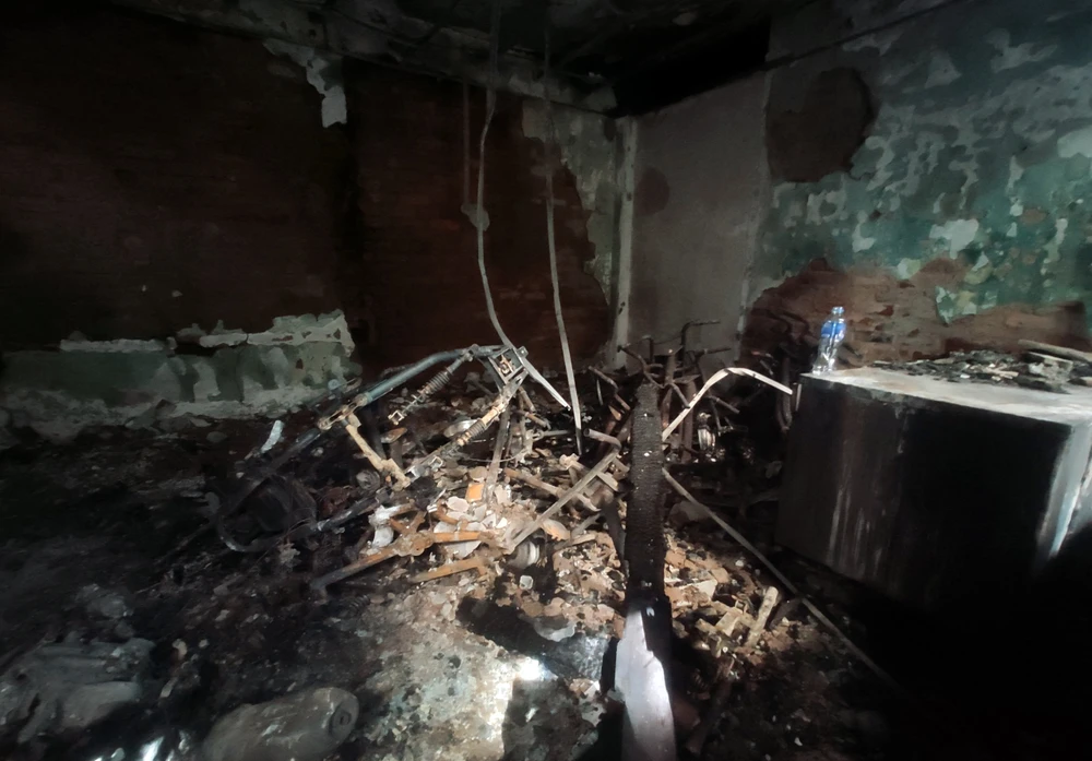 cháy nhà ở Hải Phòng nghi do sạc pin qua đêm