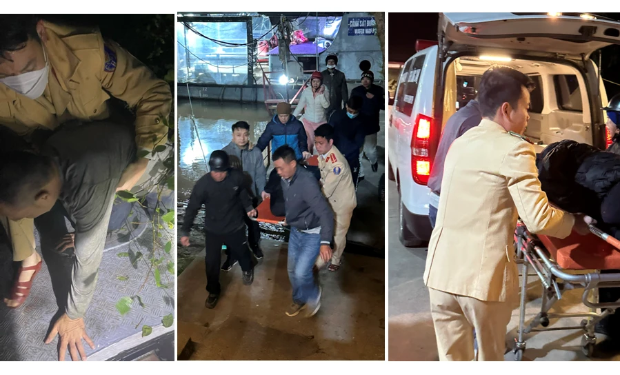 CSGT đường thuỷ Hải Phòng ykịp thời cứu người đàn ông nhảy cầu