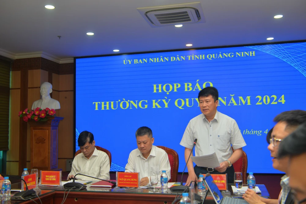 Phó chủ tịch UBND TP Hạ Long Nguyễn Ngọc Sơn thông tin về Carnaval Hạ Long 2024