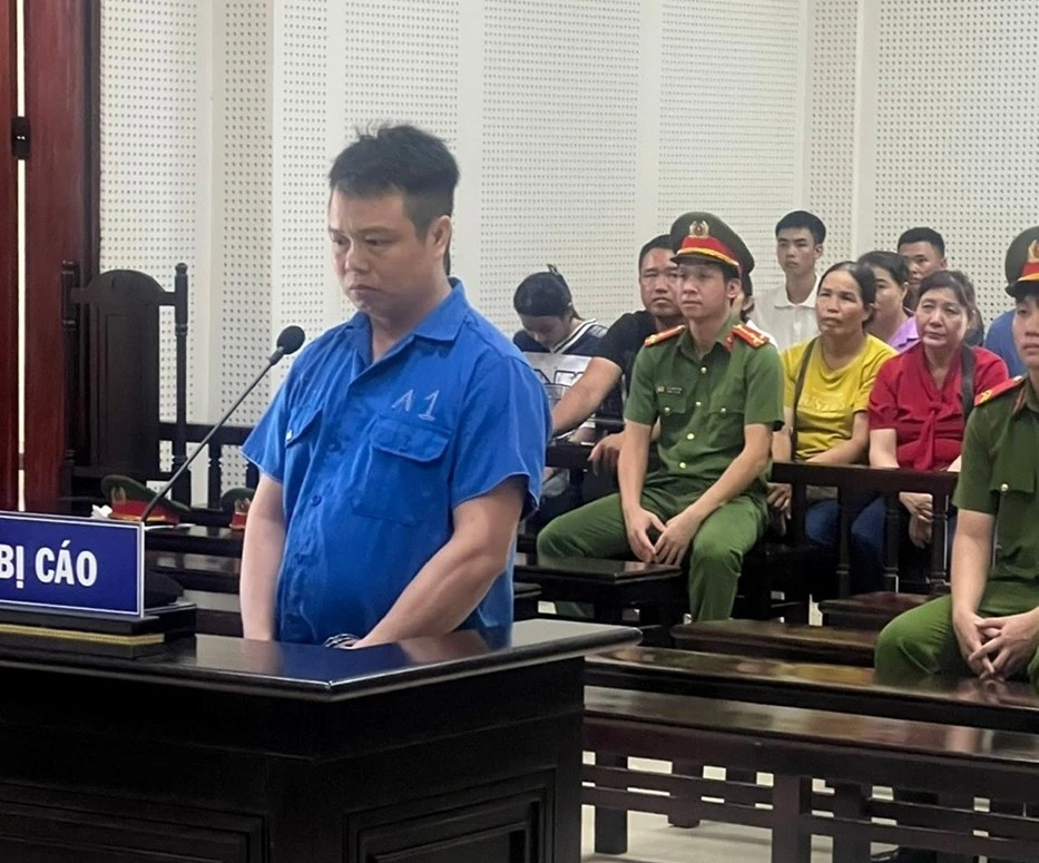 Bị cáo Vũ Đăng Thủy tại tòa. Ảnh: CAQN