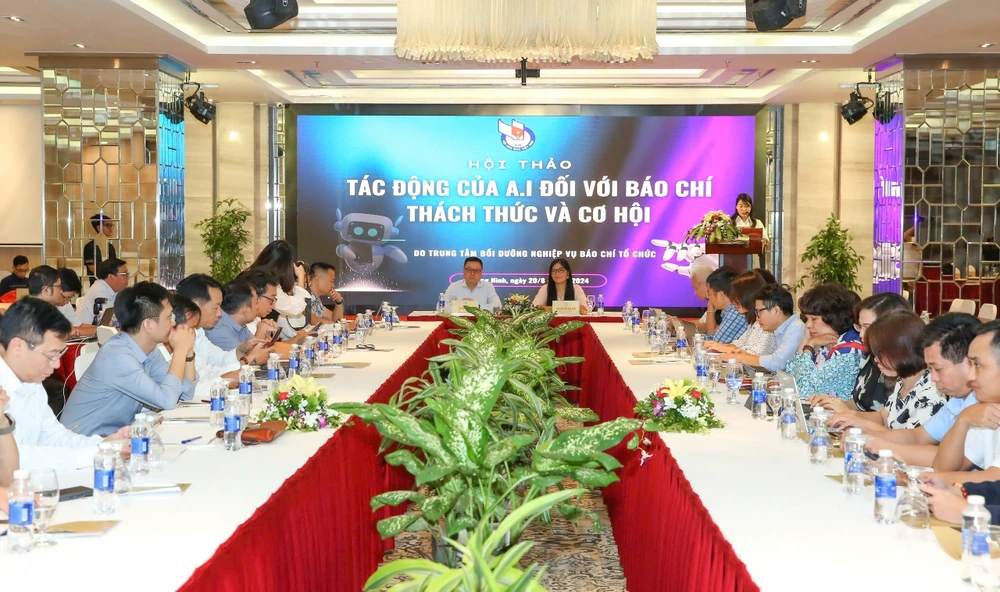 Hội thảo tác động của trí tuệ nhân tạo AI đối với báo chí