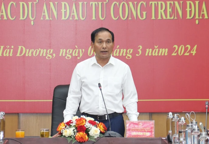 Ông Lưu Văn Bản được giao làm quyền Chủ tịch UBND tỉnh Hải Dương