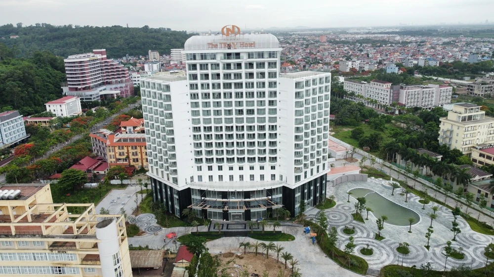Dự án khách sạn quốc tế Đồ Sơn của NC Home làm chủ đầu tư được điểm tên còn hạn chế, thiếu sót trong kết luận của Thanh tra Chính phủ. Ảnh: NGỌC SƠN